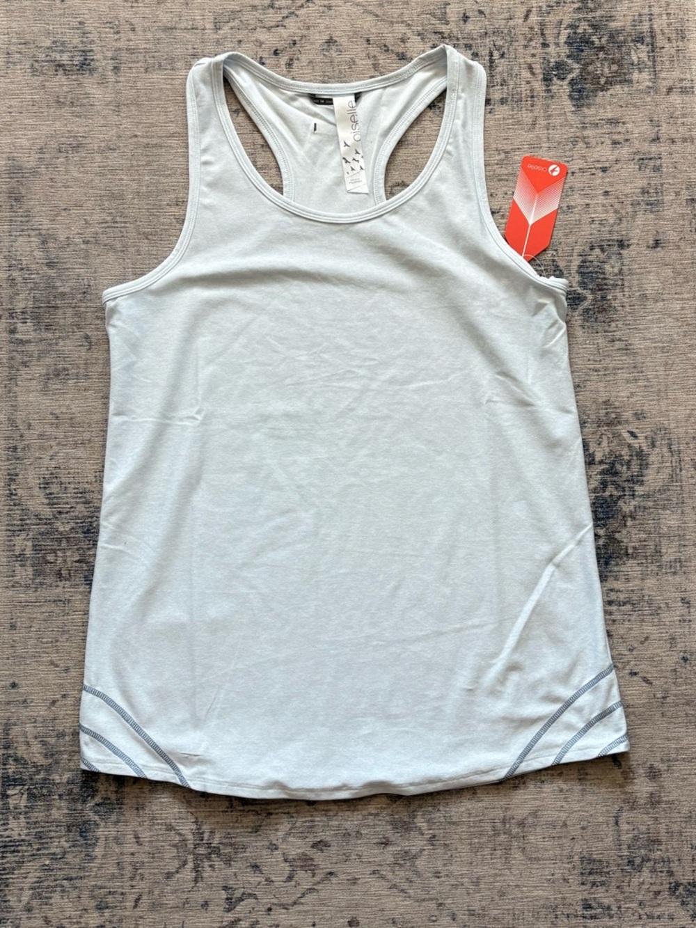 Oiselle lux satellite tank, Color Heather Cosmos, Size 14 NWT